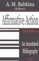 Book cover of: Affirmative Action. By: A. M. Babkina