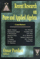 Book cover of: Recent Research on Pure & Applied Algebra