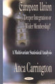 Book cover of: European Union. By: Anca Carrington