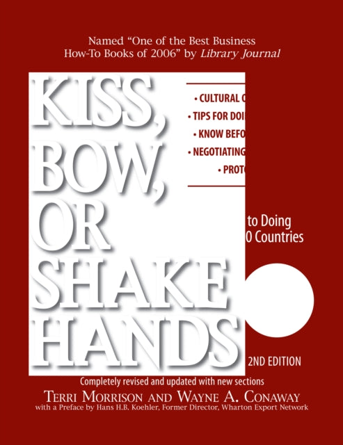 Book cover of: Kiss, Bow, or Shake Hands, 2nd Edition. By: Terri Morrison