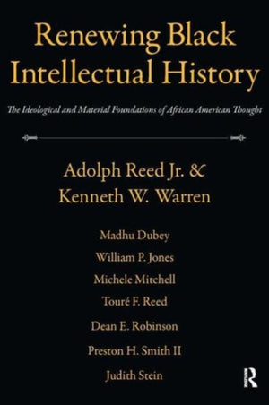 Renewing Black Intellectual History