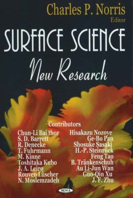 Book cover of: Surface Science. By: Charles P. Norris