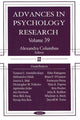 Book cover of: Advances in Psychology Research. By: Alexandra Columbus