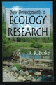 Book cover of: New Developments in Ecology Research