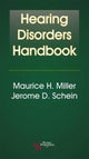 Book cover of: Hearing Disorders Handbook. By: Maurice Miller