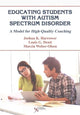 Book cover of: Educating Students with Autism Spectrum Disorder. By: Joshua K. Harrower