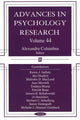 Book cover of: Advances in Psychology Research. By: Alexandra Columbus