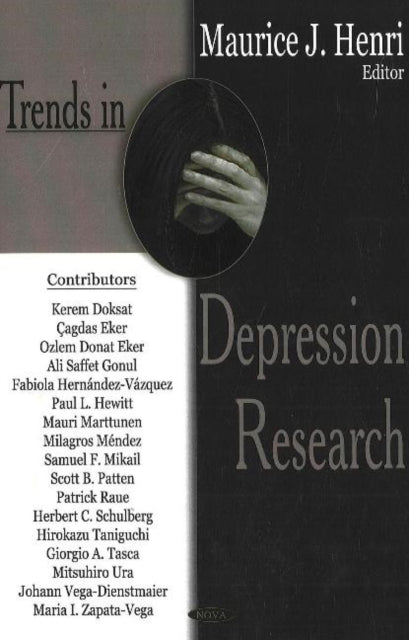 Book cover of: Trends in Depression Research. By: Maurice J. Henri