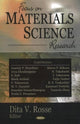 Book cover of: Focus on Materials Science Research. By: Dita V. Rosse