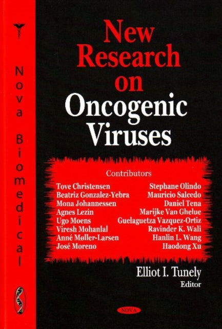 Book cover of: New Research on Oncogenic Viruses