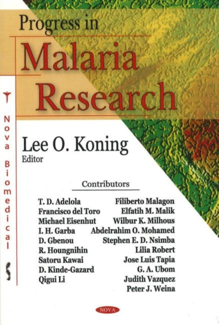 Book cover of: Progress in Malaria Research. By: Lee O. Koning