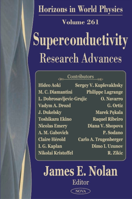 Book cover of: Superconductivity Research Advances. By: James E. Nolan