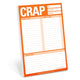 Book cover of: Knock Knock Crap Pad. By: Knock Knock