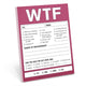 Book cover of: Knock Knock WTF Nifty Note. By: Knock Knock