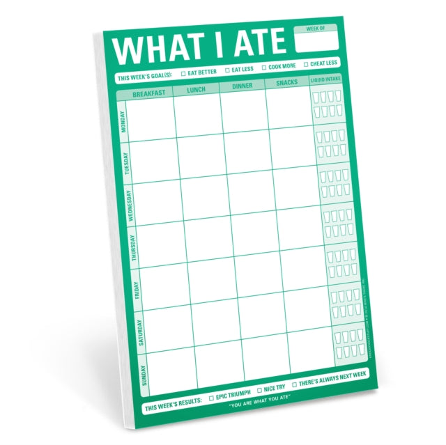 Book cover of: Knock Knock What I Ate Pad. By: Knock Knock
