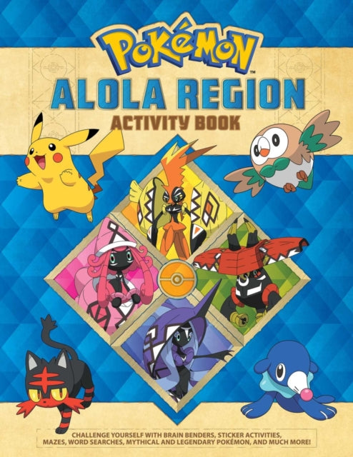 Book cover of: Pokemon Alola Region Activity Book. By: Lawrence Neves