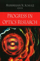 Book cover of: Progress in Optics Research. By: Maximilian N. Schulz