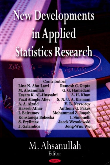 Book cover of: New Developments in Applied Statistics Research