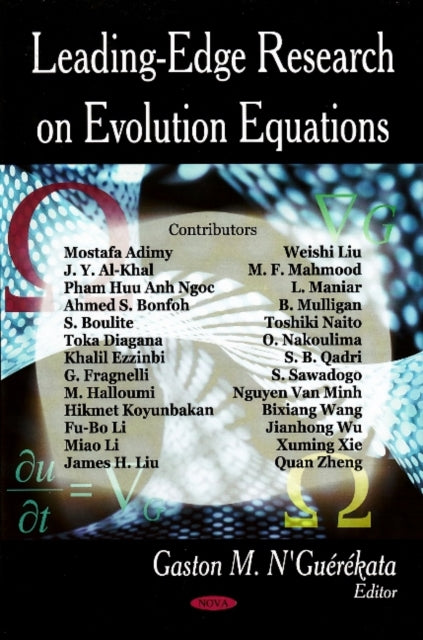 Book cover of: Leading-Edge Research on Evolution Equations