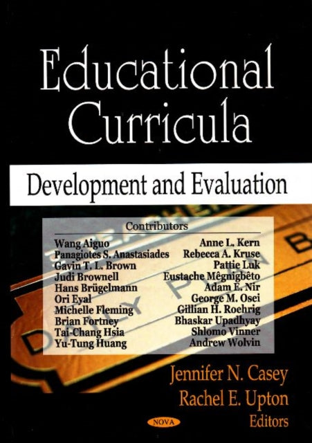 Book cover of: Educational Curricula