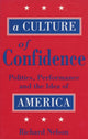Book cover of: Culture of Confidence. By: Richard Nelson