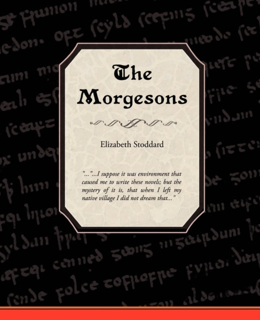 Book cover of: Morgesons