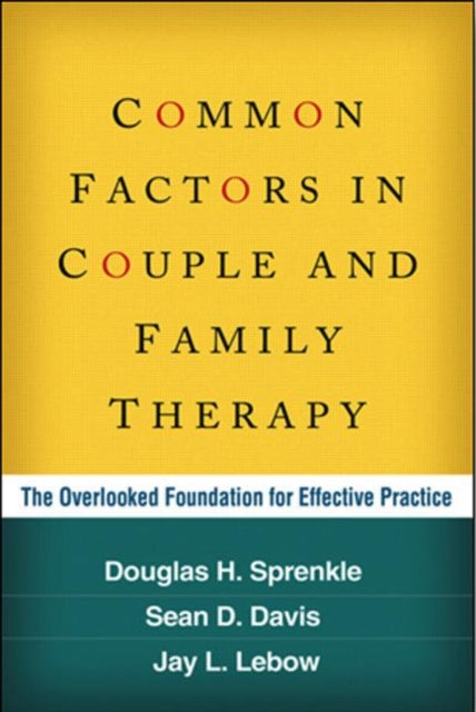 Book cover of: Common Factors in Couple and Family Therapy. By: Douglas H. Sprenkle