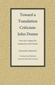 Book cover of: Toward a Translation Criticism. By: Antoine Berman