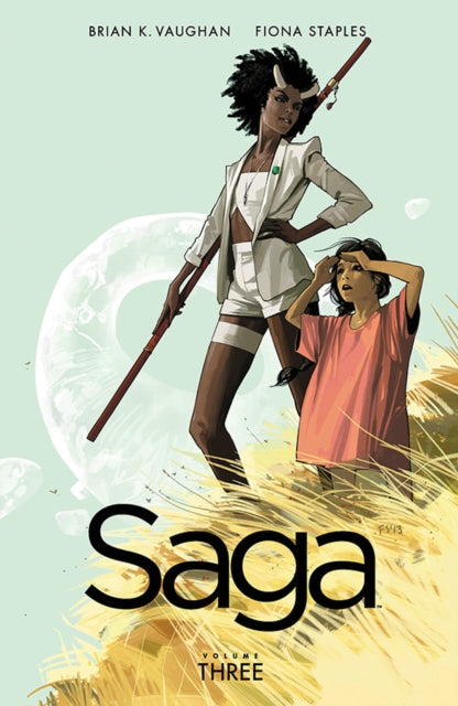 Book cover of: Saga Volume 3. By: Brian K. Vaughan