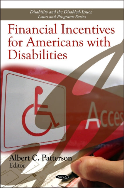 Book cover of: Financial Incentives for Americans with Disabilities