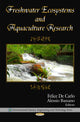 Book cover of: Freshwater Ecosystems & Aquaculture Research. By: Felice de Carlo