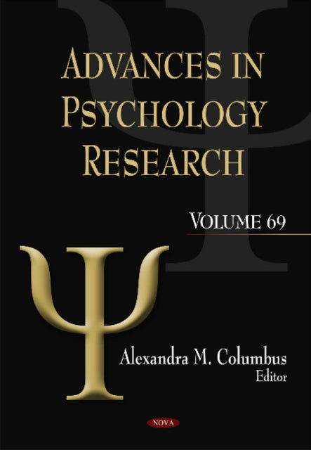 Book cover of: Advances in Psychology Research. By: Alexandra M. Columbus