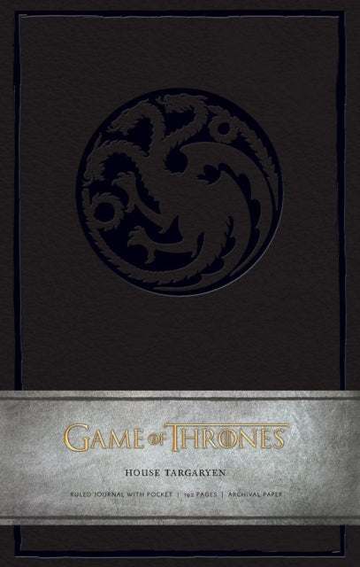 Book cover of: Game of Thrones: House Targaryen Hardcover Ruled Journal