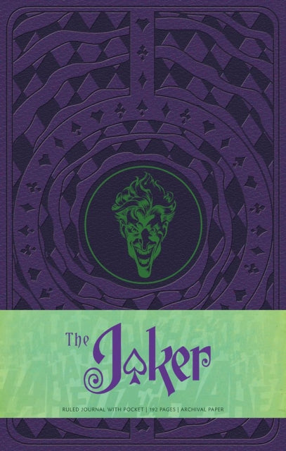 Book cover of: Joker Hardcover Ruled Journal. By: Matthew K. Manning
