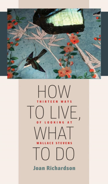 Book cover of: How to Live, What to Do. By: Joan Richardson
