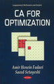 Book cover of: CA for Optimization. By: Amir Hosein Fadaei