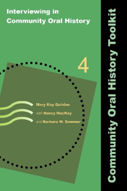 Book cover of: Interviewing in Community Oral History. By: Mary Kay Quinlan
