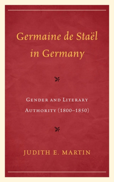 Germaine de Stael in Germany