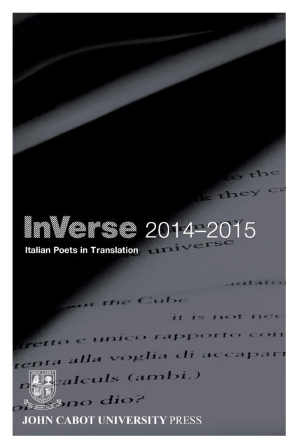 Book cover of: InVerse 2014–2015. By: Brunella Antomarini