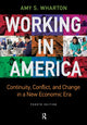 Book cover of: Working in America. By: Amy S. Wharton