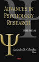 Book cover of: Advances in Psychology Research. By: Alexandra M. Columbus
