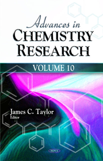 Book cover of: Advances in Chemistry Research. By: Taylor, James C., Jr.