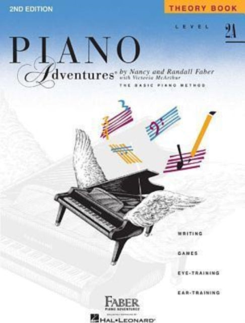 Book cover of: Piano Adventures Theory Book Level 2A. By: Nancy Faber