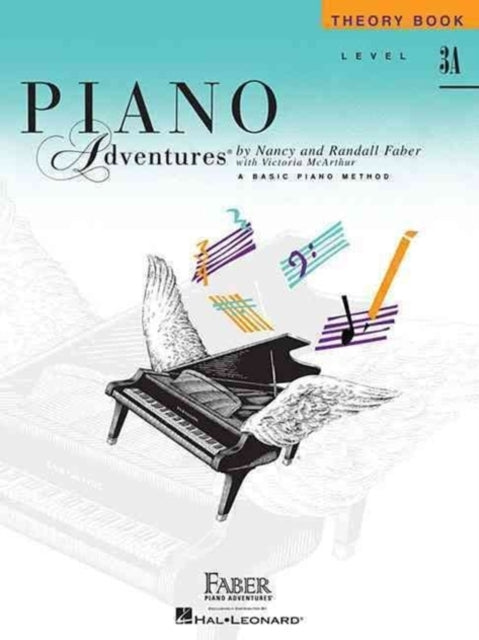 Book cover of: Piano Adventures Theory Book Level 3A. By: Nancy Faber