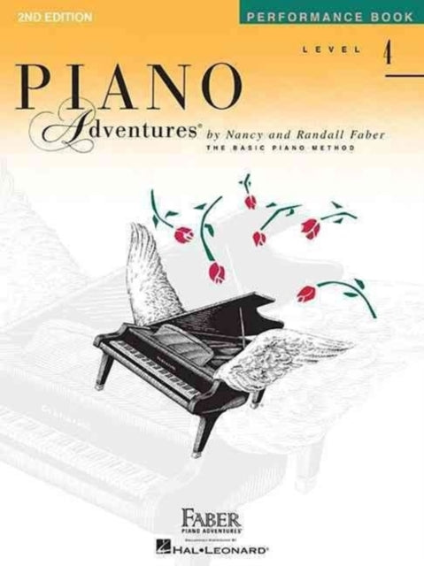 Book cover of: Piano Adventures Performance Book Level 4. By: Nancy Faber