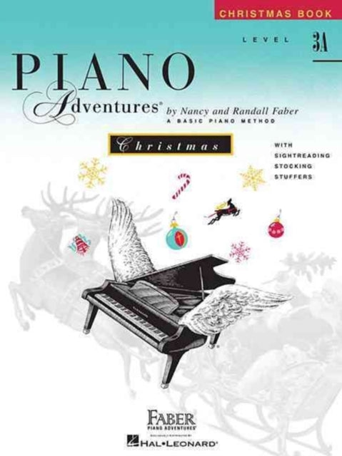 Book cover of: Piano Adventures Christmas Book Level 3A. By: Nancy Faber