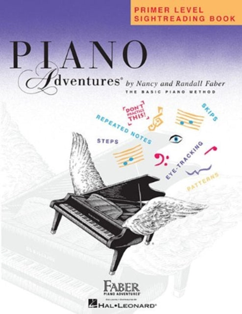 Book cover of: Piano Adventures Sightreading Primer Level. By: Nancy Faber