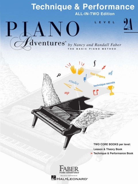 Book cover of: Piano Adventures All-In-Two Level 2A Tech. & Perf.