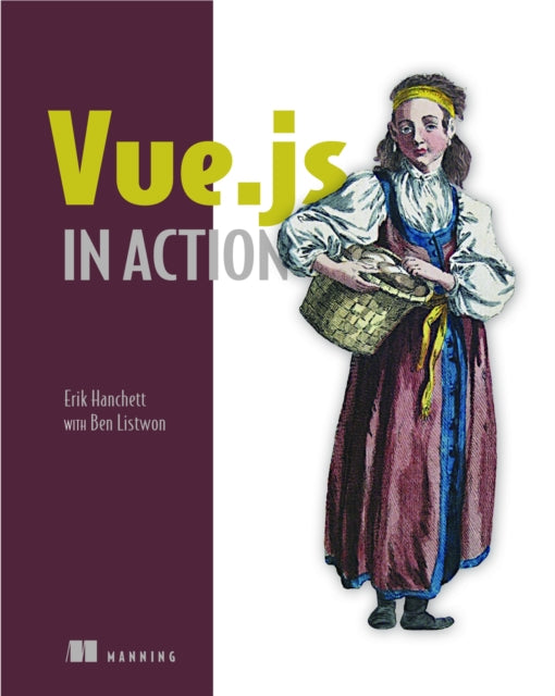 Book cover of: Vue.js in Action. By: HANCHETT  ERIK