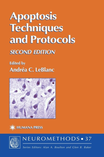 Book cover of: Apoptosis Techniques and Protocols. By: Andrea C. LeBlanc